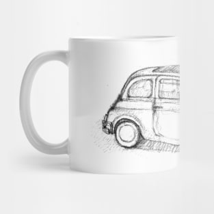 Sketch of a car Mug